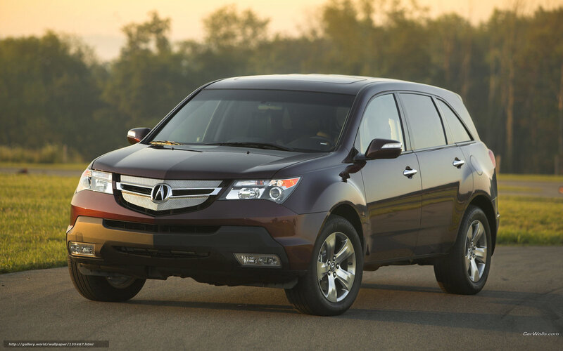 Acura MDX on a road