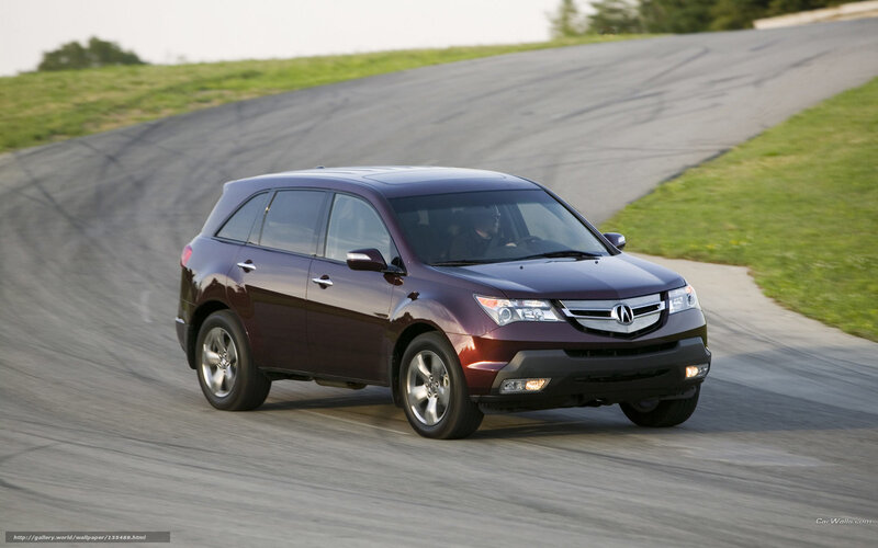 Acura MDX on a winding road