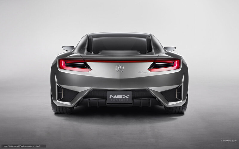 Acura NSX Concept Car — Gray, Neutral, Photograph