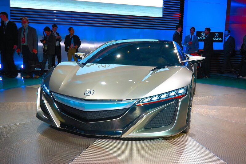Acura NSX Concept Car — Silver