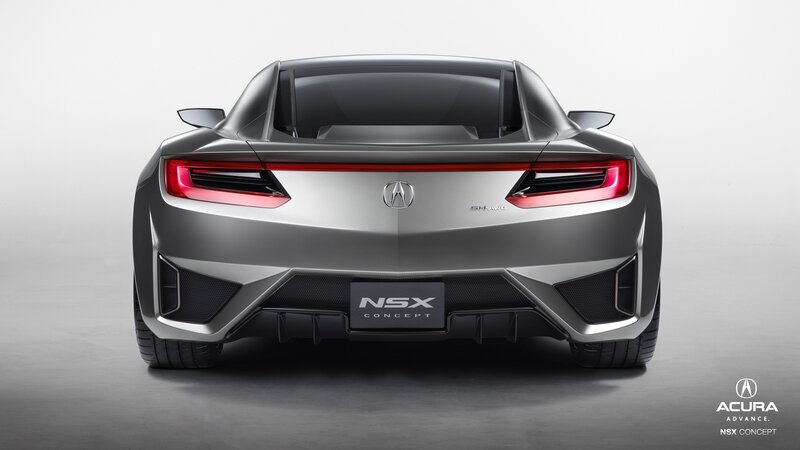 Acura NSX Concept rear view