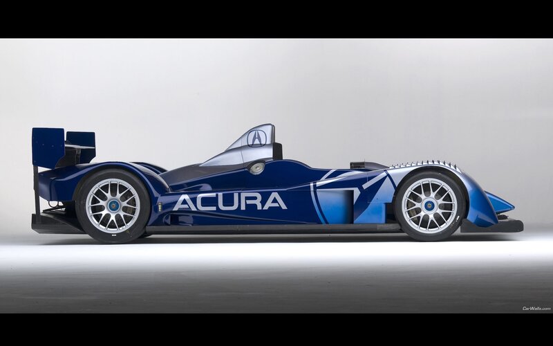 Acura race car side profile