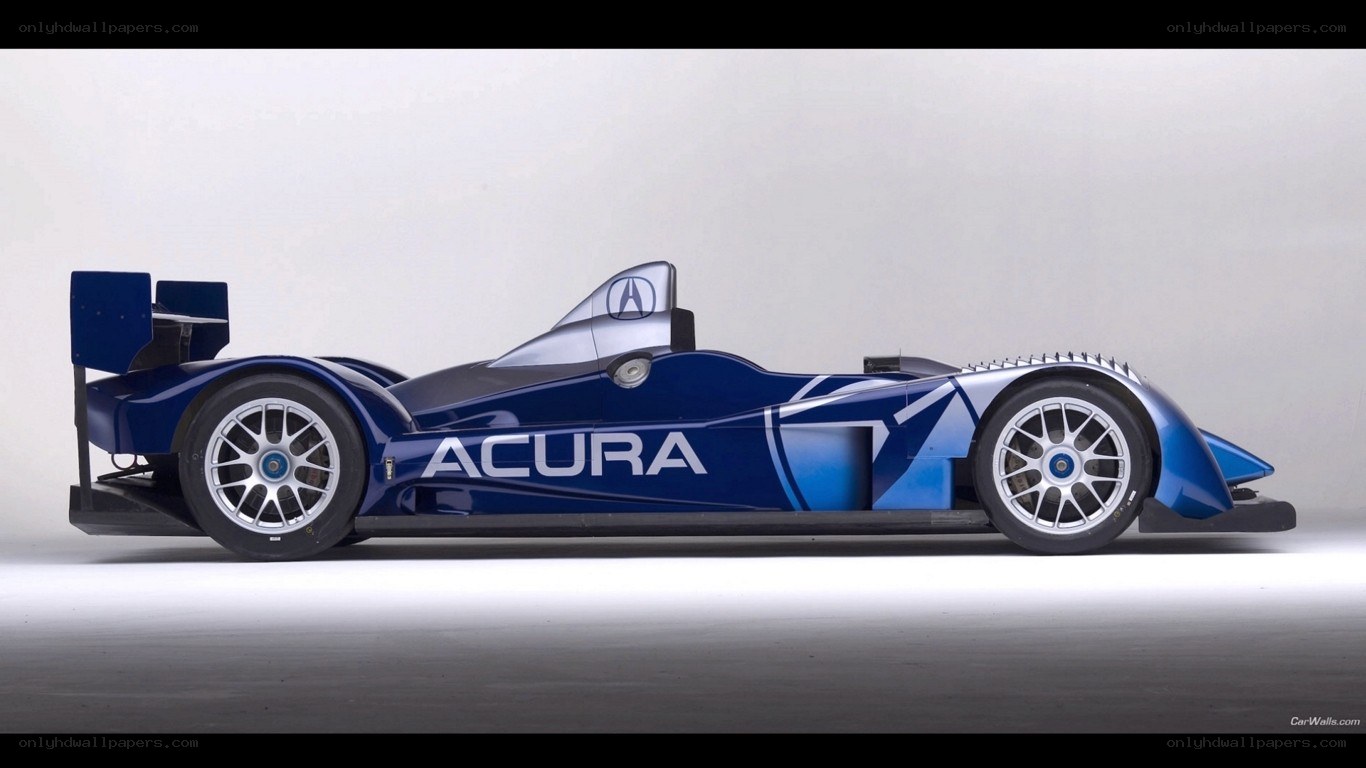 Acura race car side profile