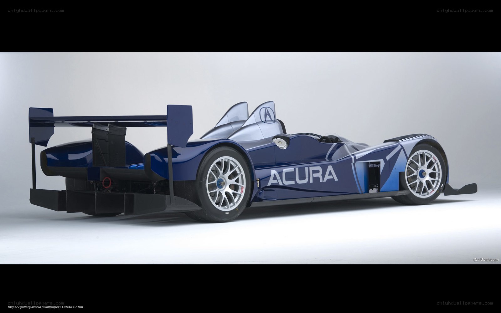 Acura race car side profile