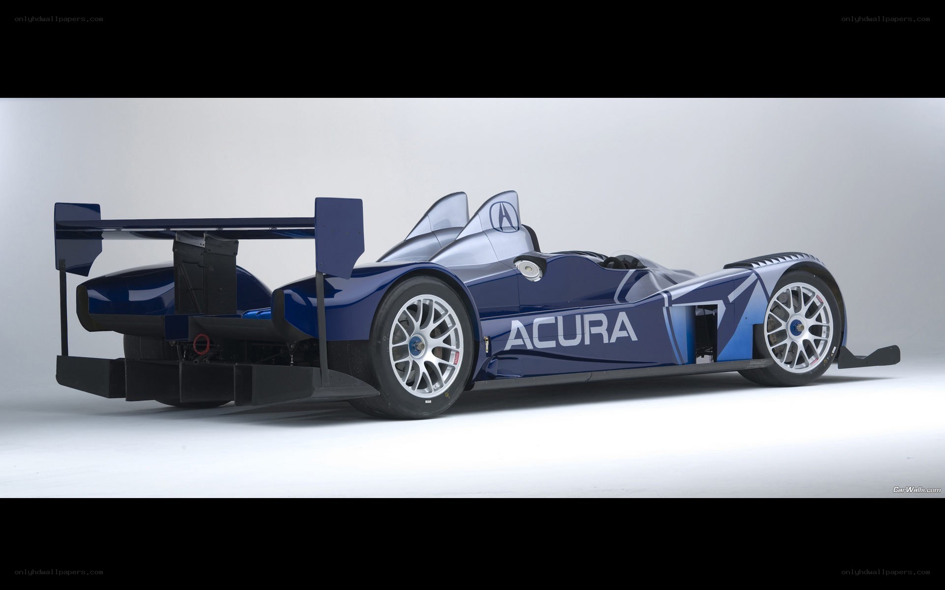 Acura race car side view