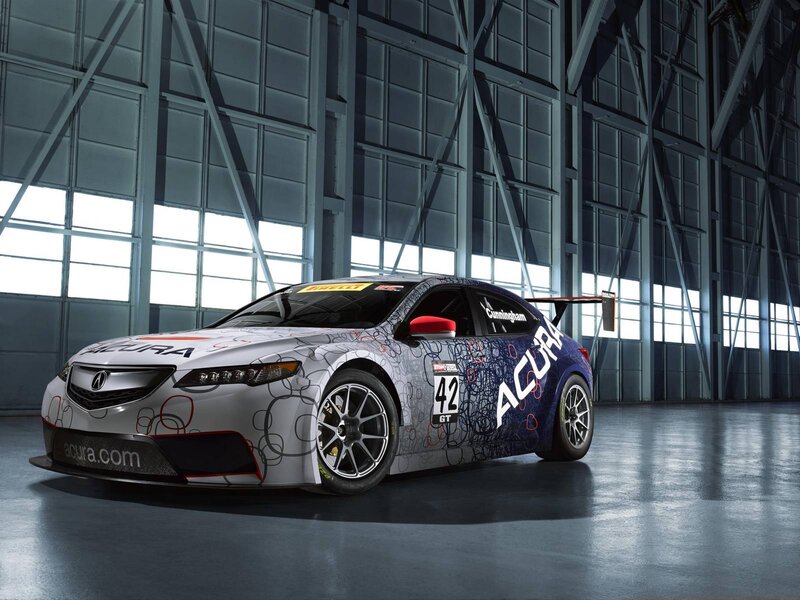 Acura Race Car — White