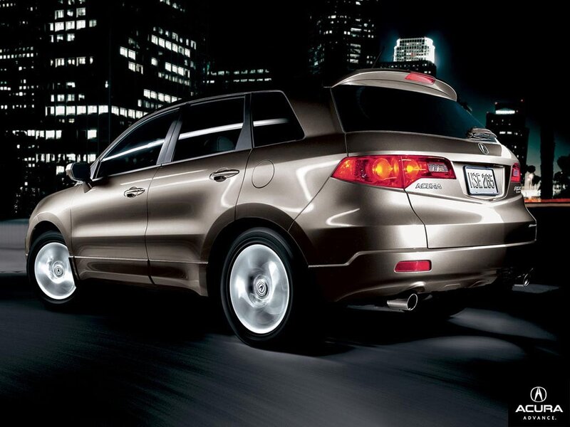 Acura RDX at night in city