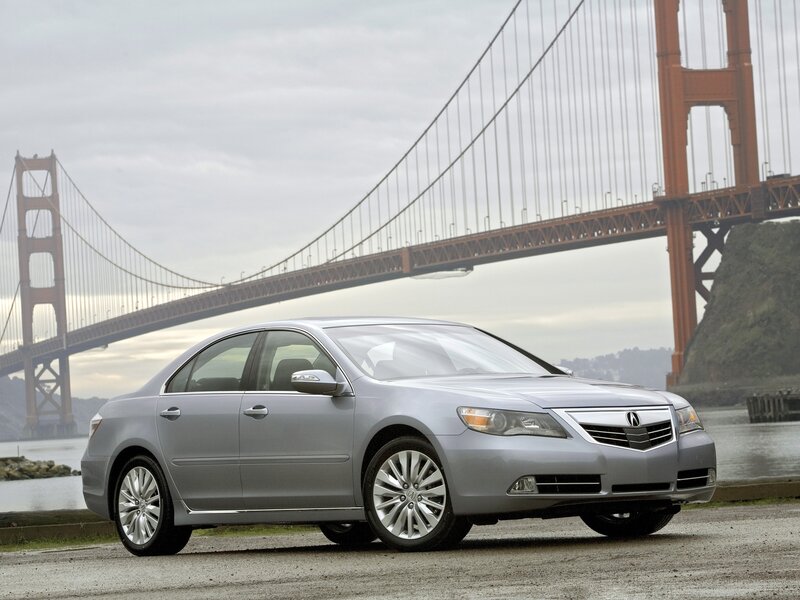 Acura RL by Golden Gate Bridge
