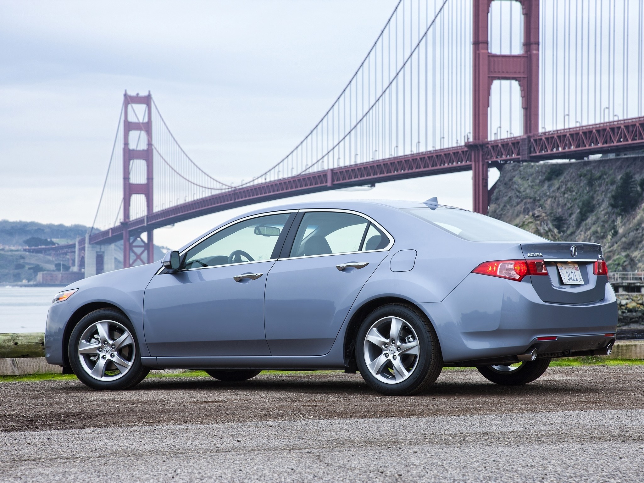 Acura TL by Golden Gate Bridge