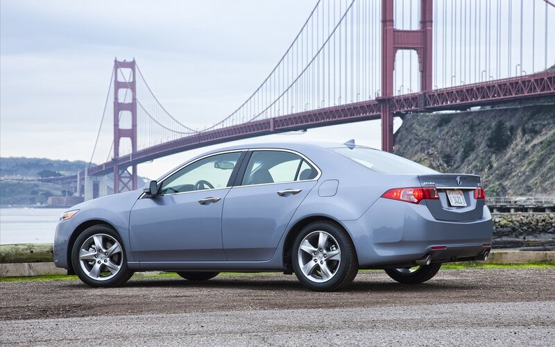 Acura TL by the Golden Gate Bridge