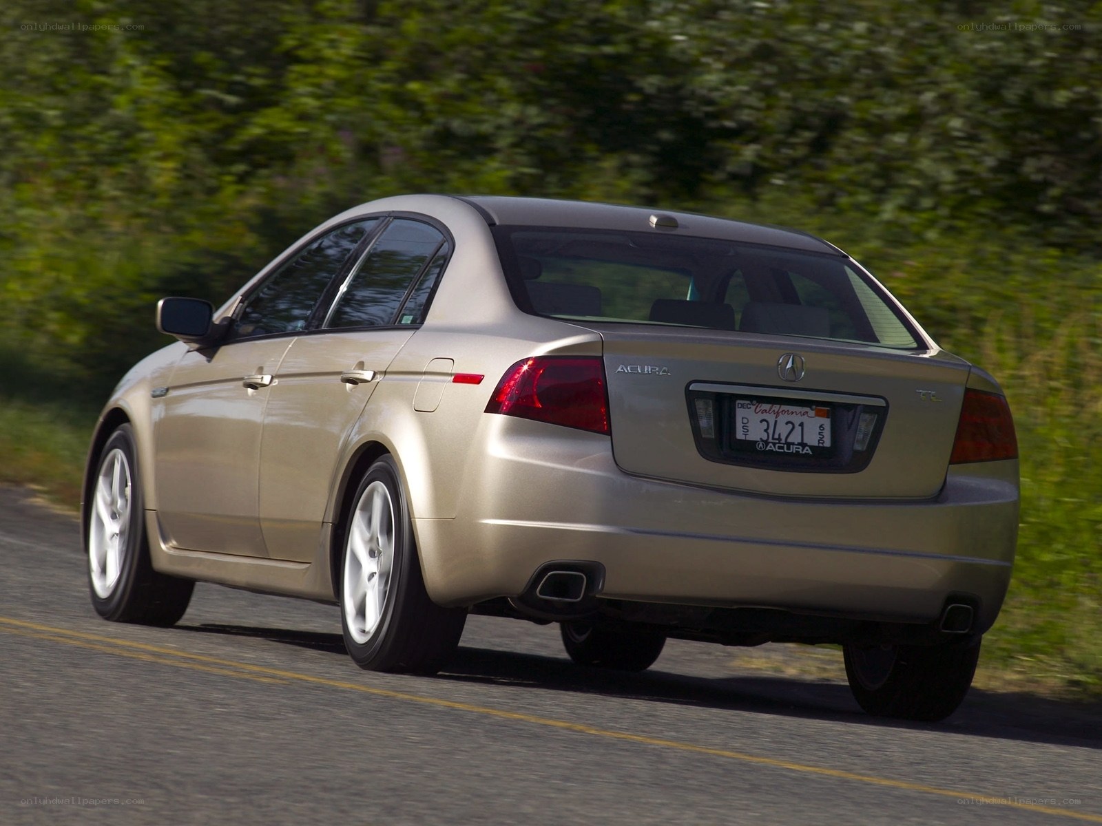 Acura TL in motion