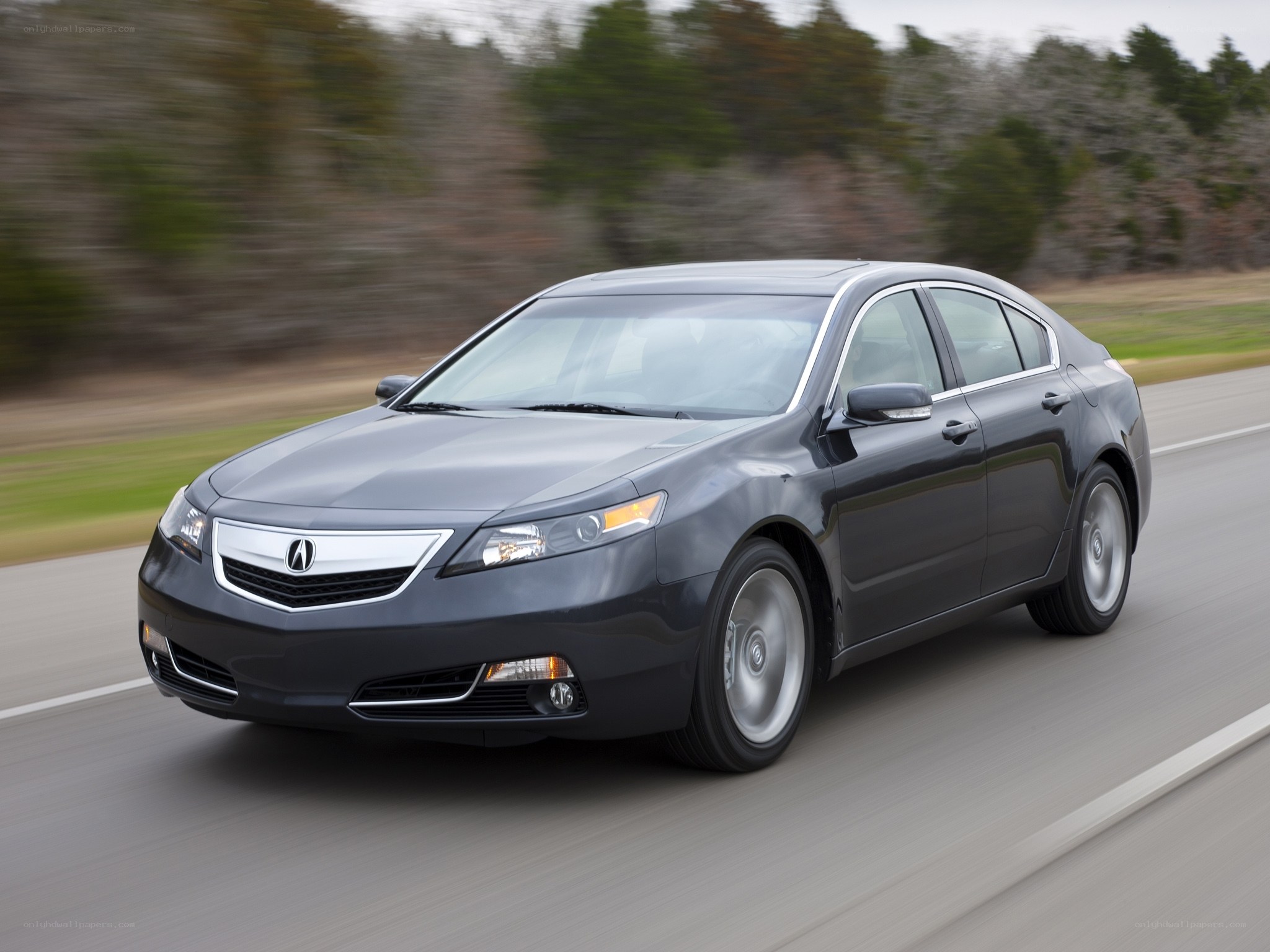 Acura TL in motion on road