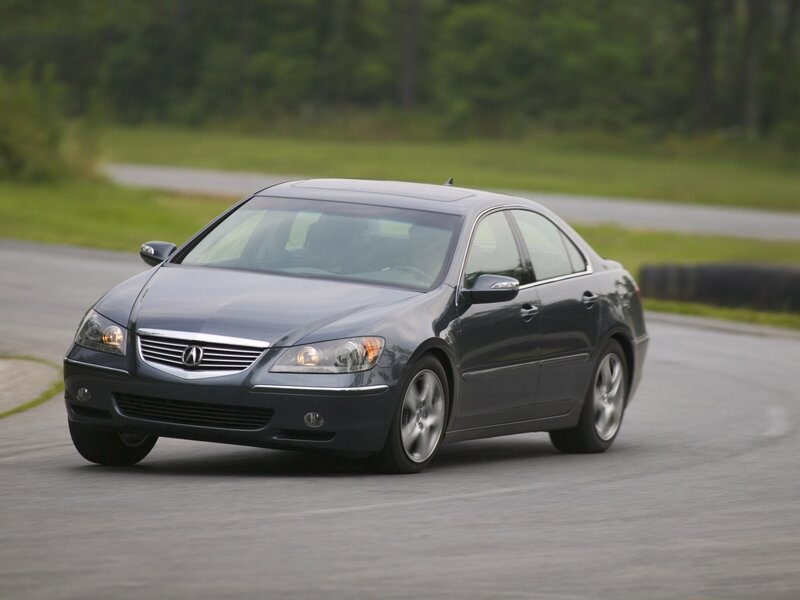 Acura TL in motion on track