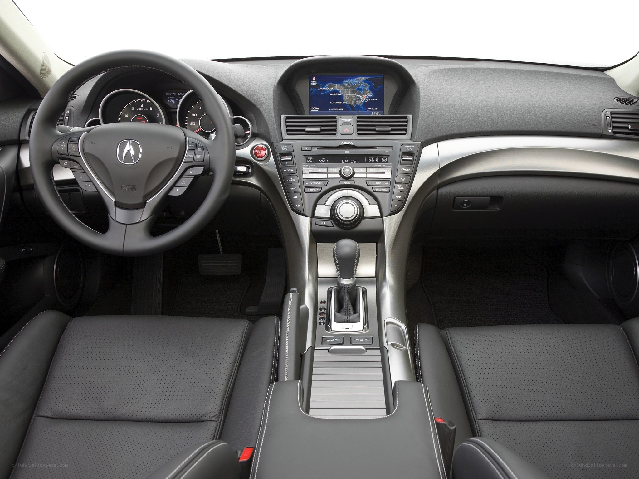 Acura TL interior dashboard