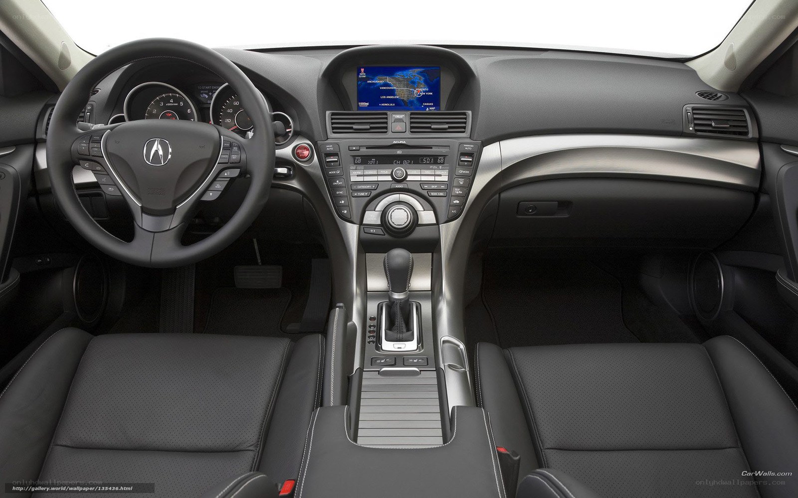 Acura TL interior dashboard