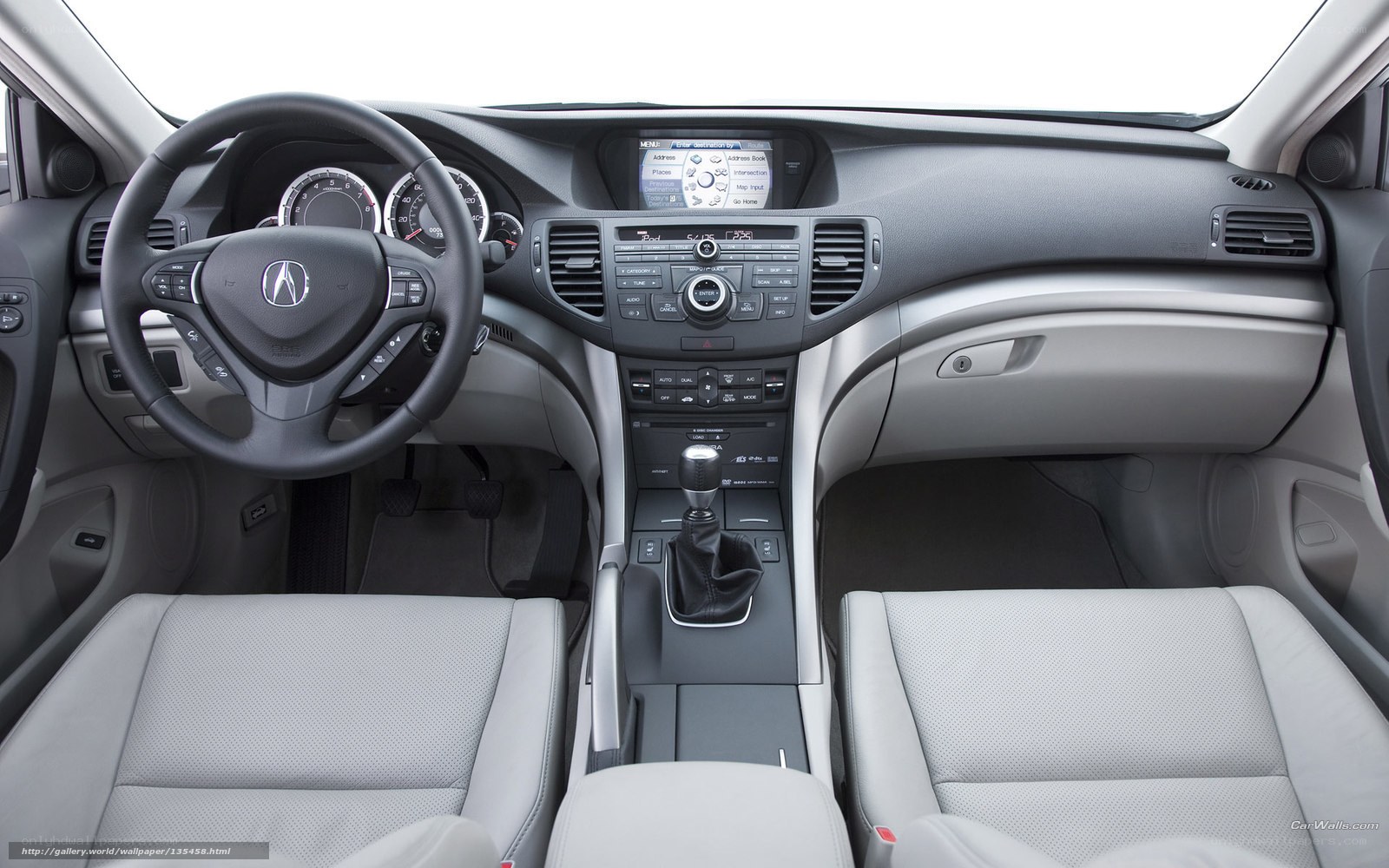 Acura TL interior dashboard