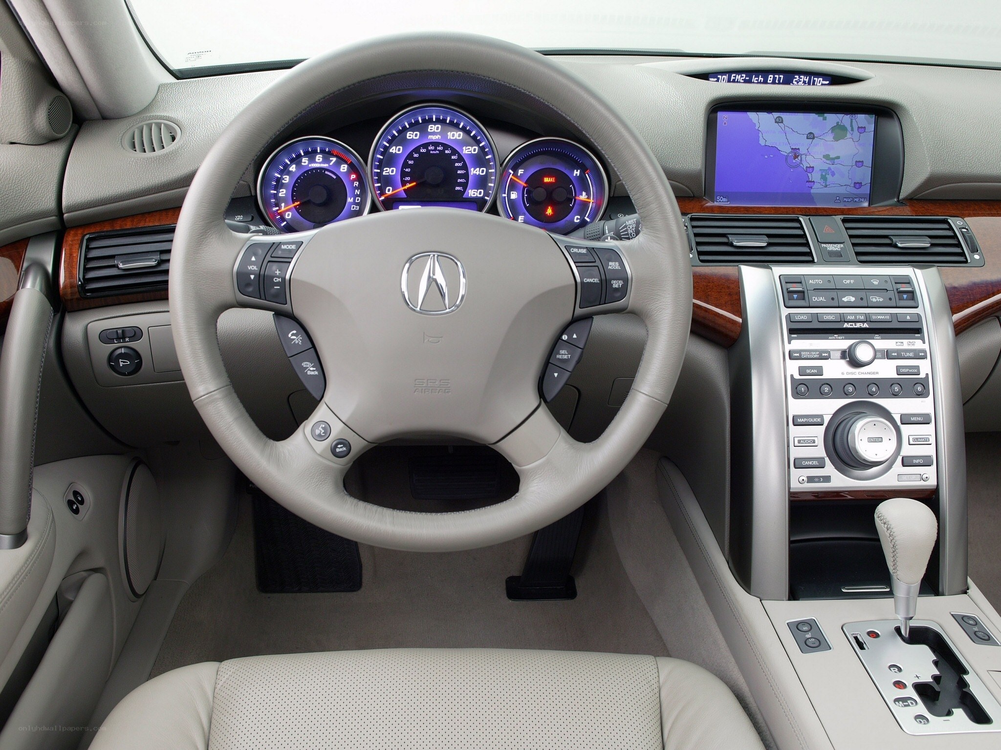 Acura TL interior dashboard