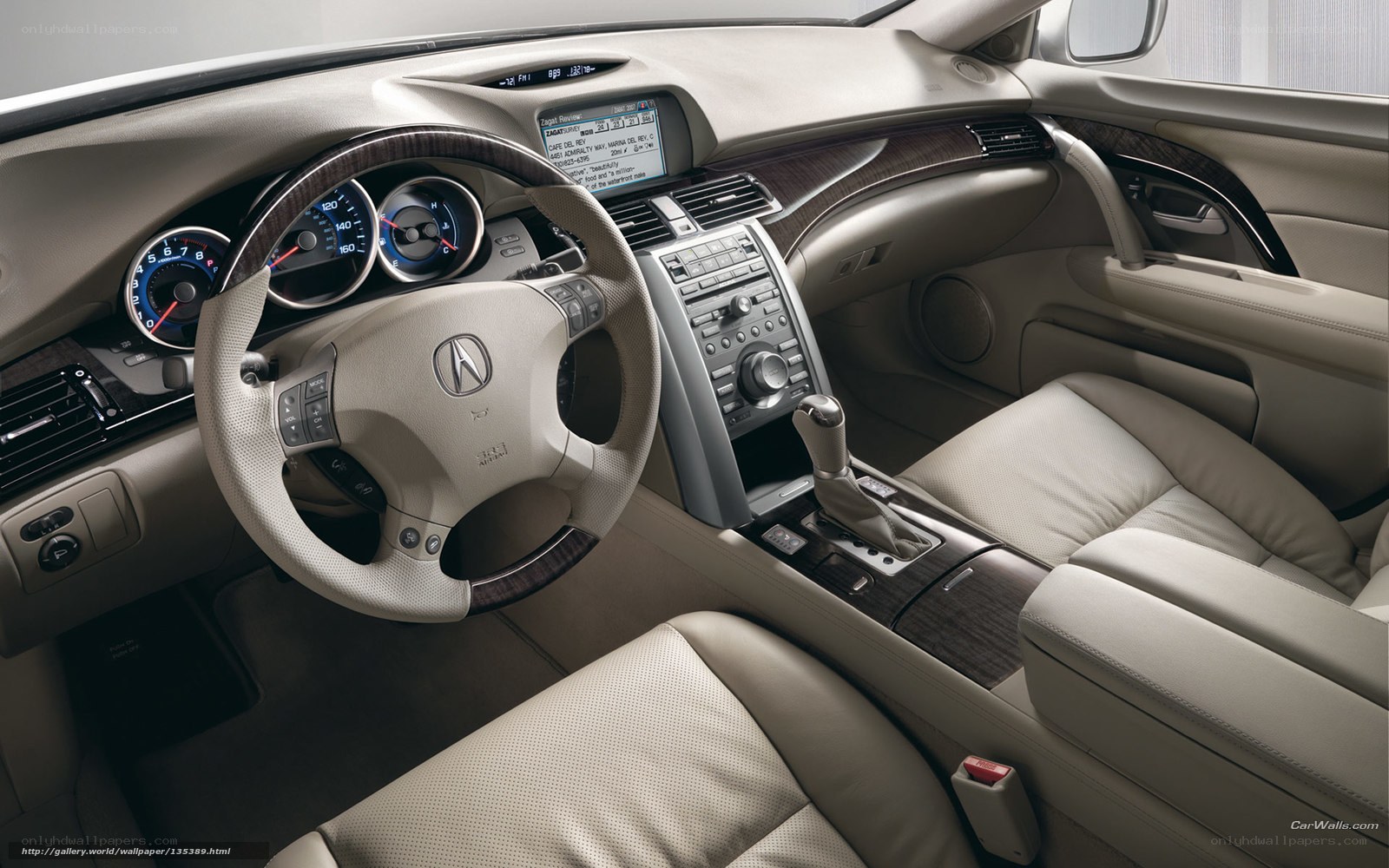 Acura TL interior dashboard