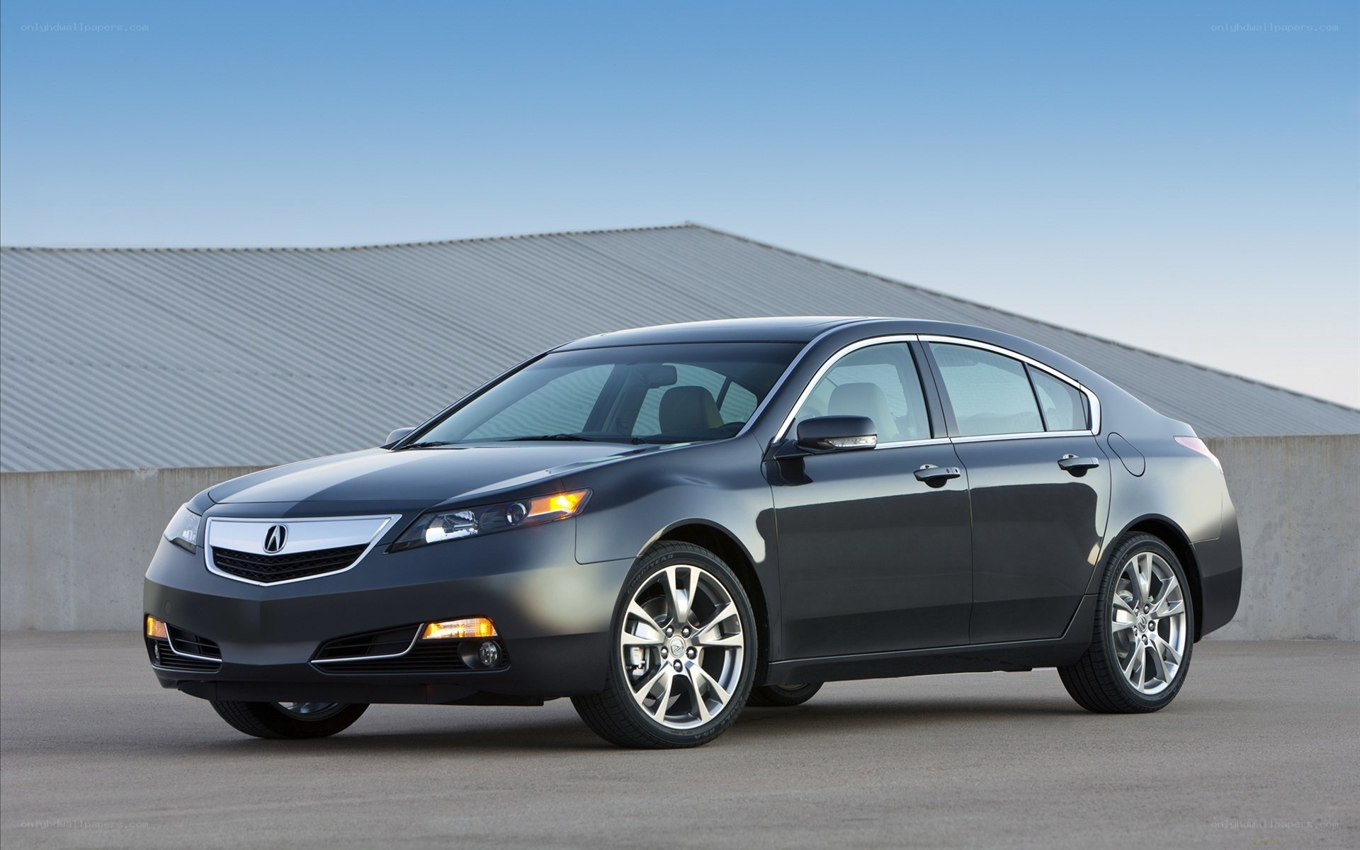 Acura TL sedan in gray