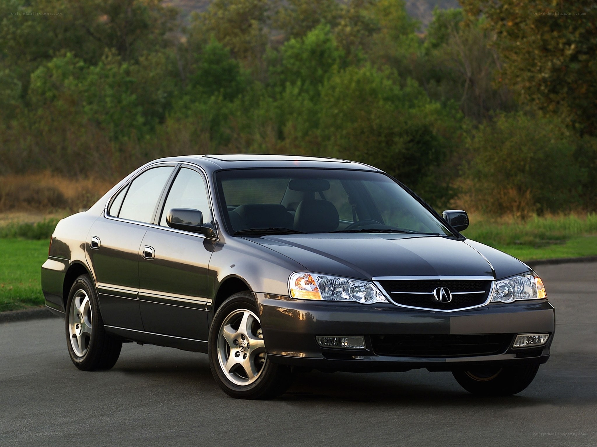 Acura TL sedan on road