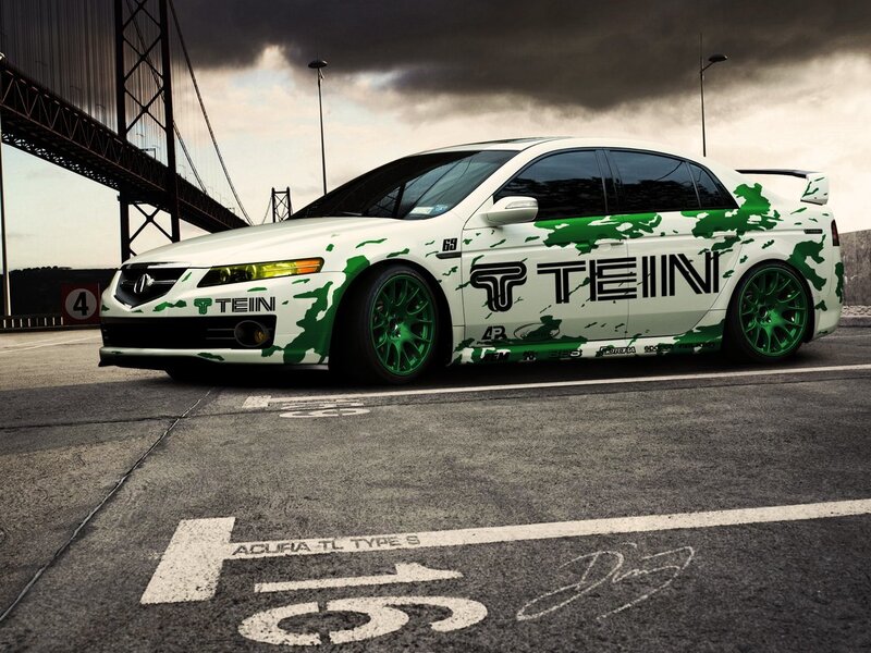 Acura TL Type S with custom livery