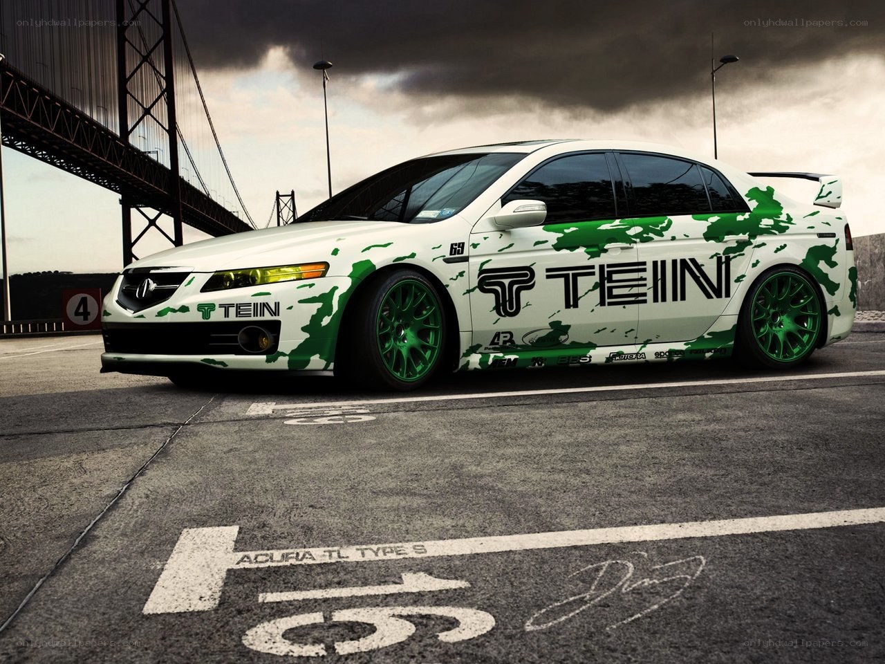 Acura TL Type S with custom livery