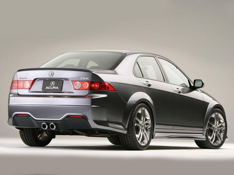Acura TSX sedan rear view