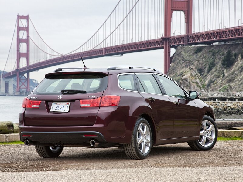 Acura TSX Sport Wagon by Golden Gate Bridge