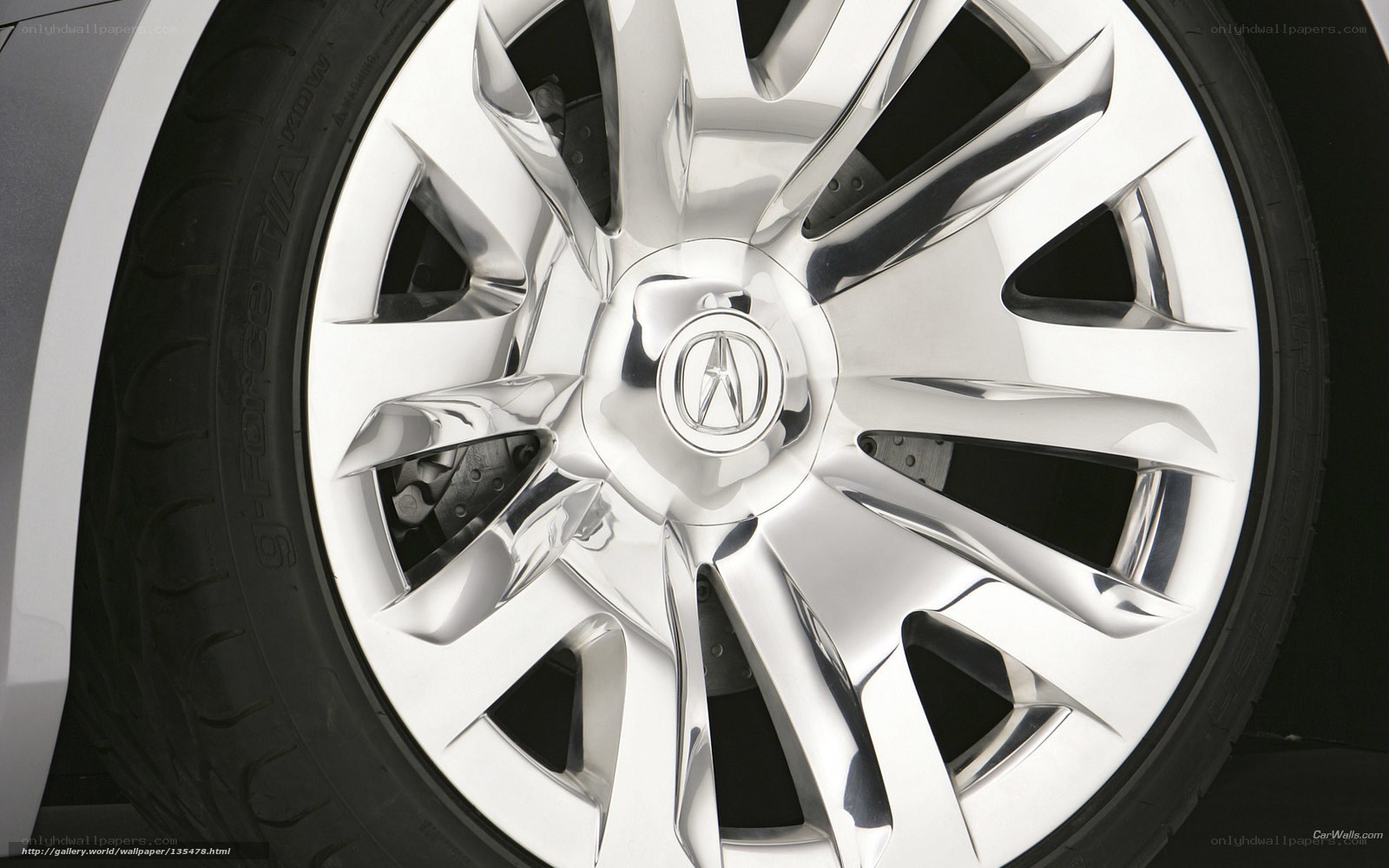 Acura wheel close-up