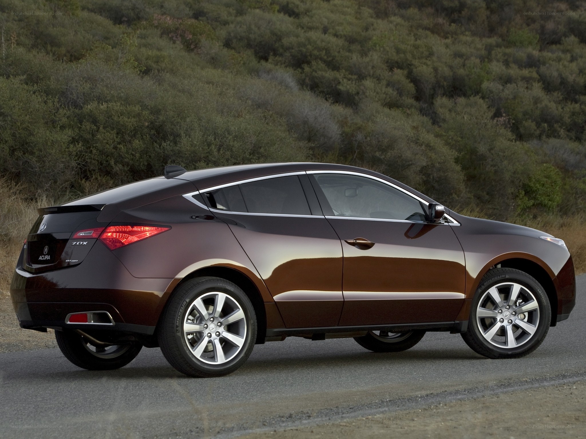 Acura ZDX on a road