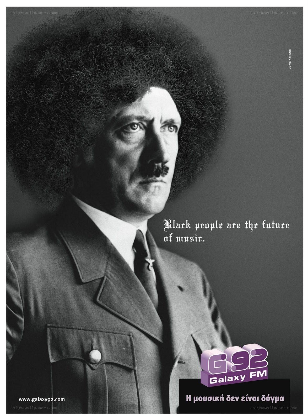 Ad with altered historical figure