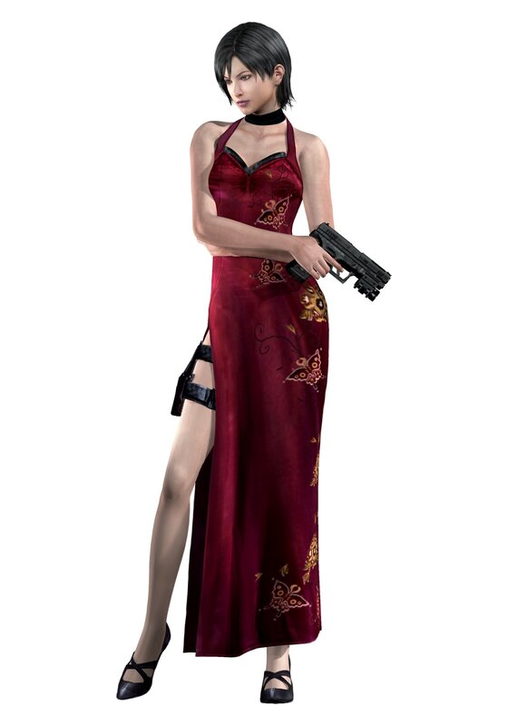 Ada Wong in red dress