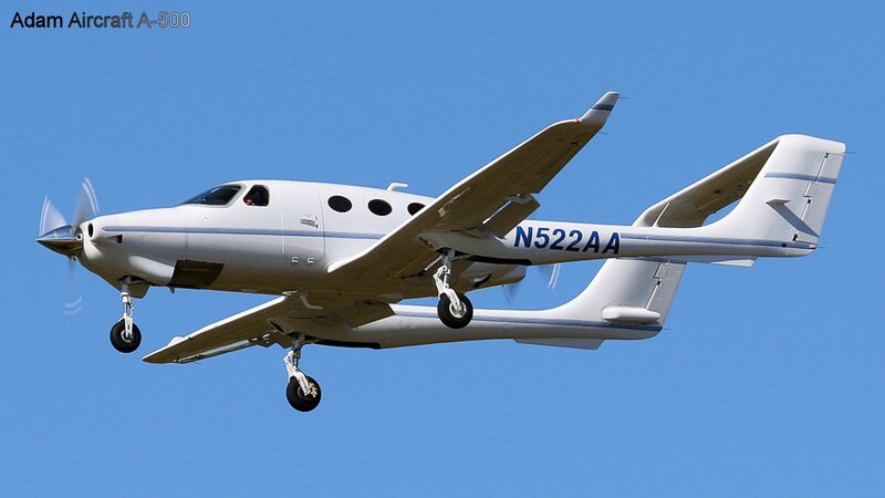 Adam Aircraft A-500 — White, Clear