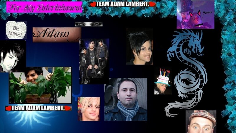 Adam Lambert Collage — Black, Celebratory