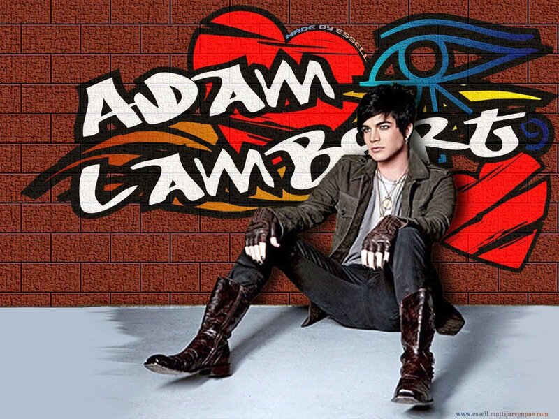 Adam Lambert graffiti art