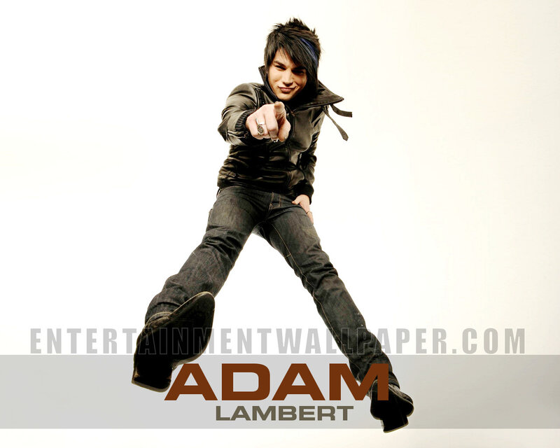 Adam Lambert in a dynamic pose