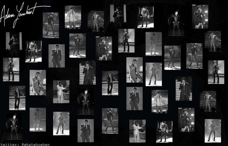 Adam Lambert on Stage — Black