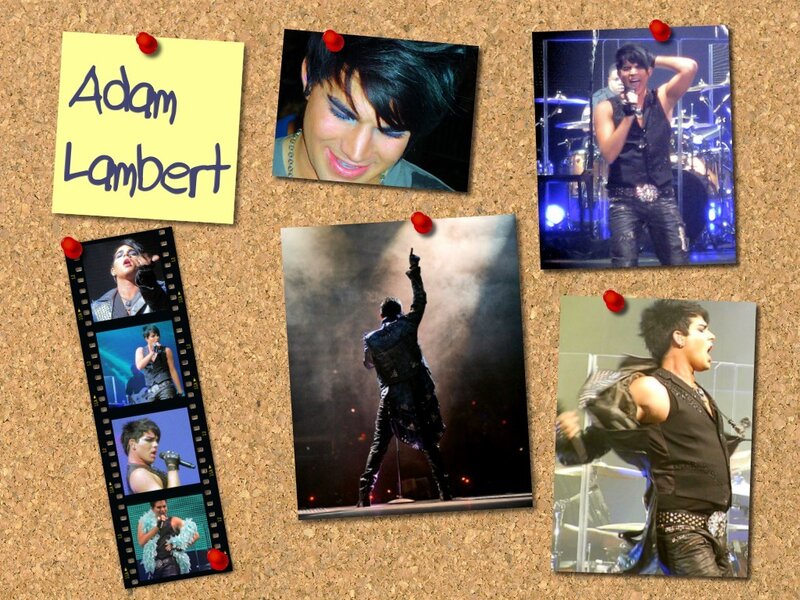 Adam Lambert on Stage — Brown