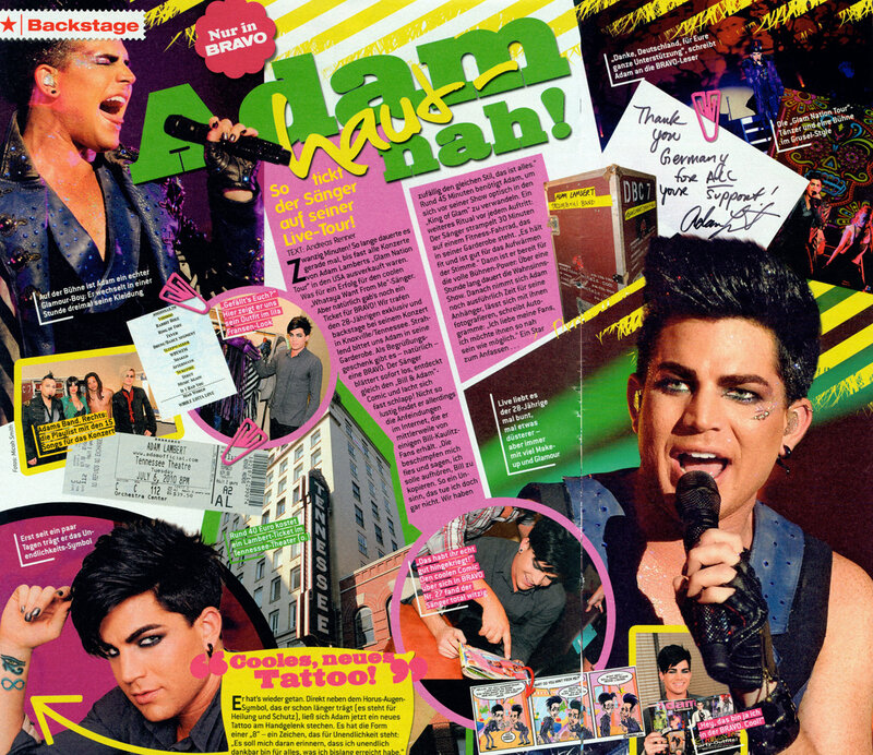 Adam Lambert on Stage — Green