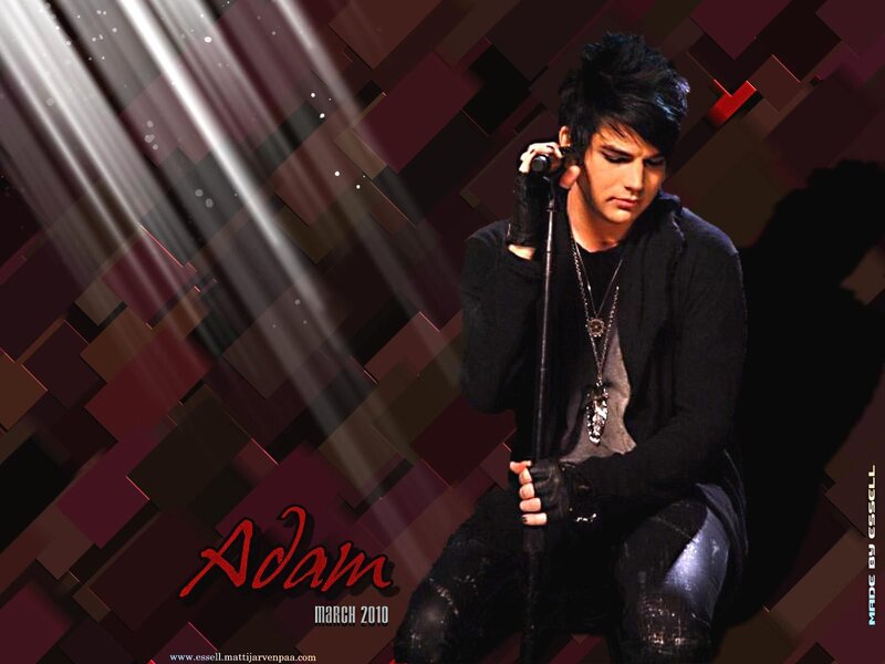 Adam Lambert on stage
