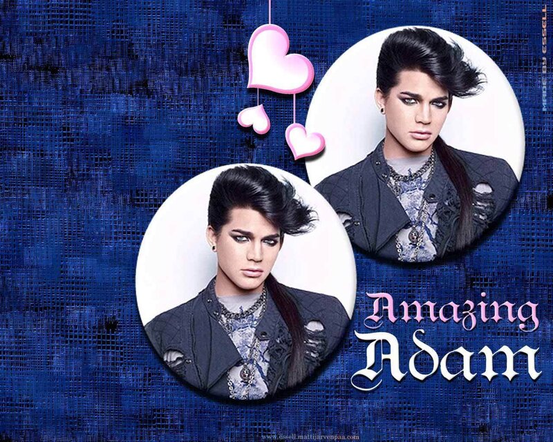 Adam Lambert Portrait — Blue