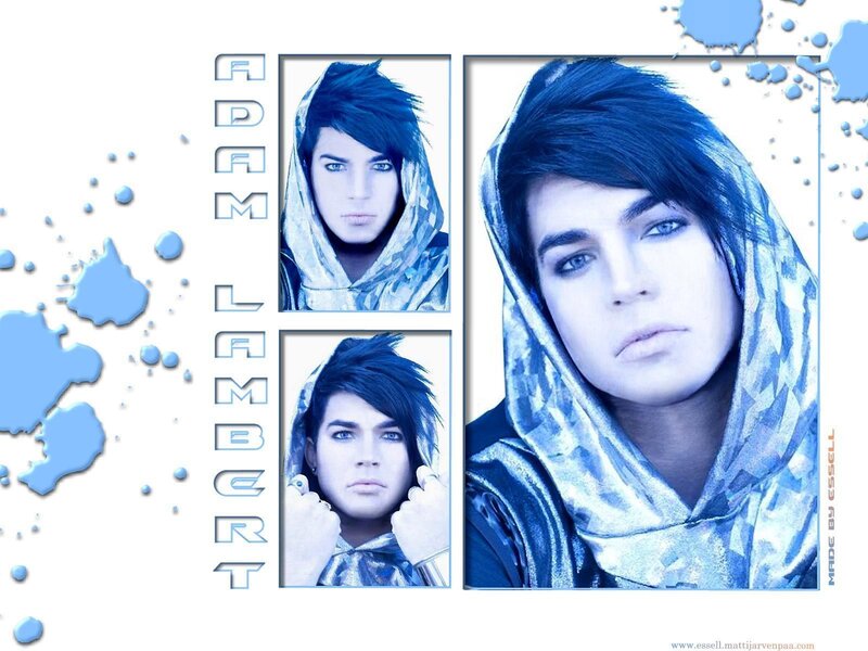 Adam Lambert portrait collage
