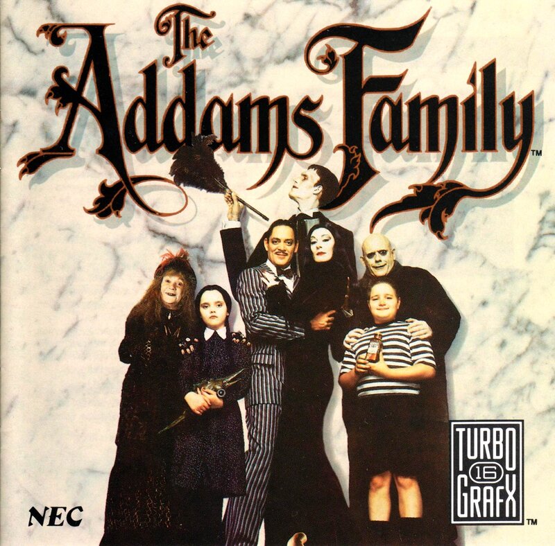 Addams Family Characters — Black