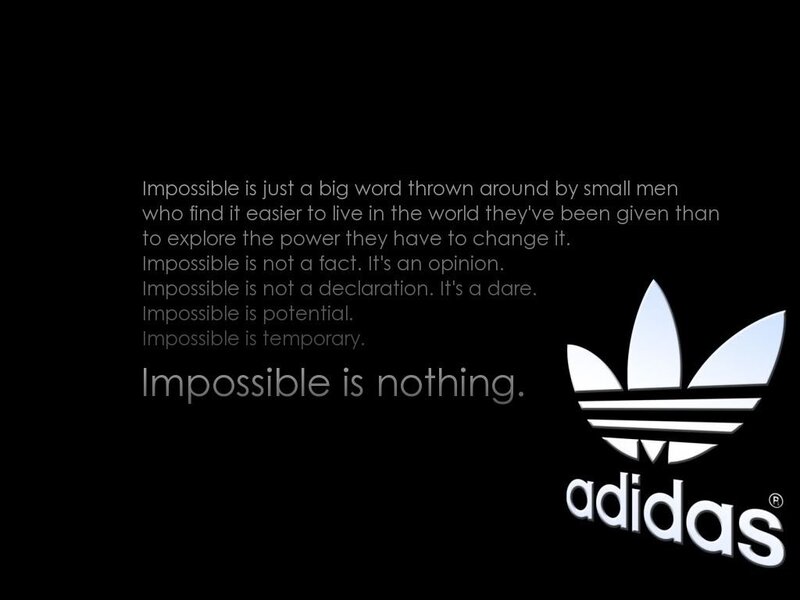 adidas inspirational quote