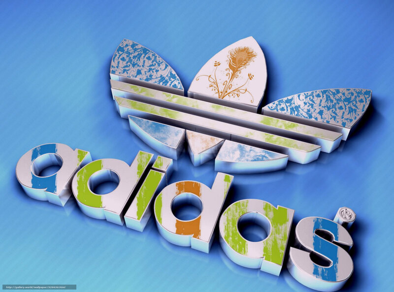 Adidas logo 3D design