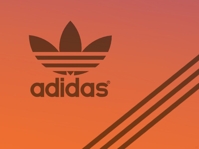 Adidas Logo and Stripes