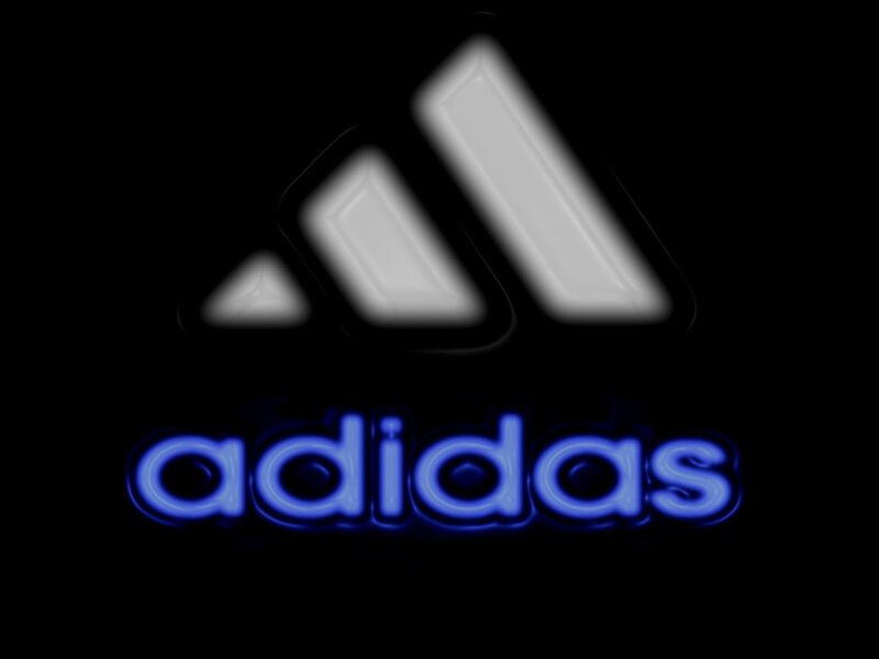 Adidas Logo — Black, Dark