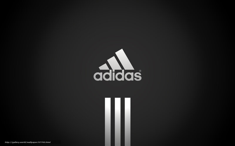 Adidas Logo on Black