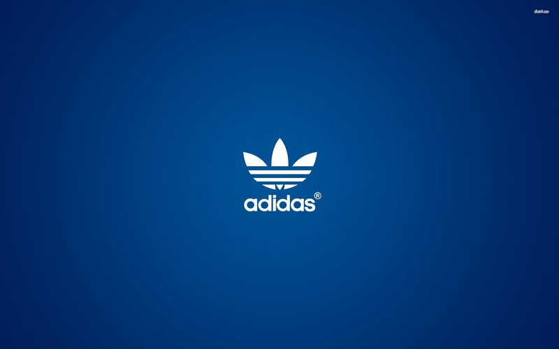 Adidas Logo on Blue — Calm