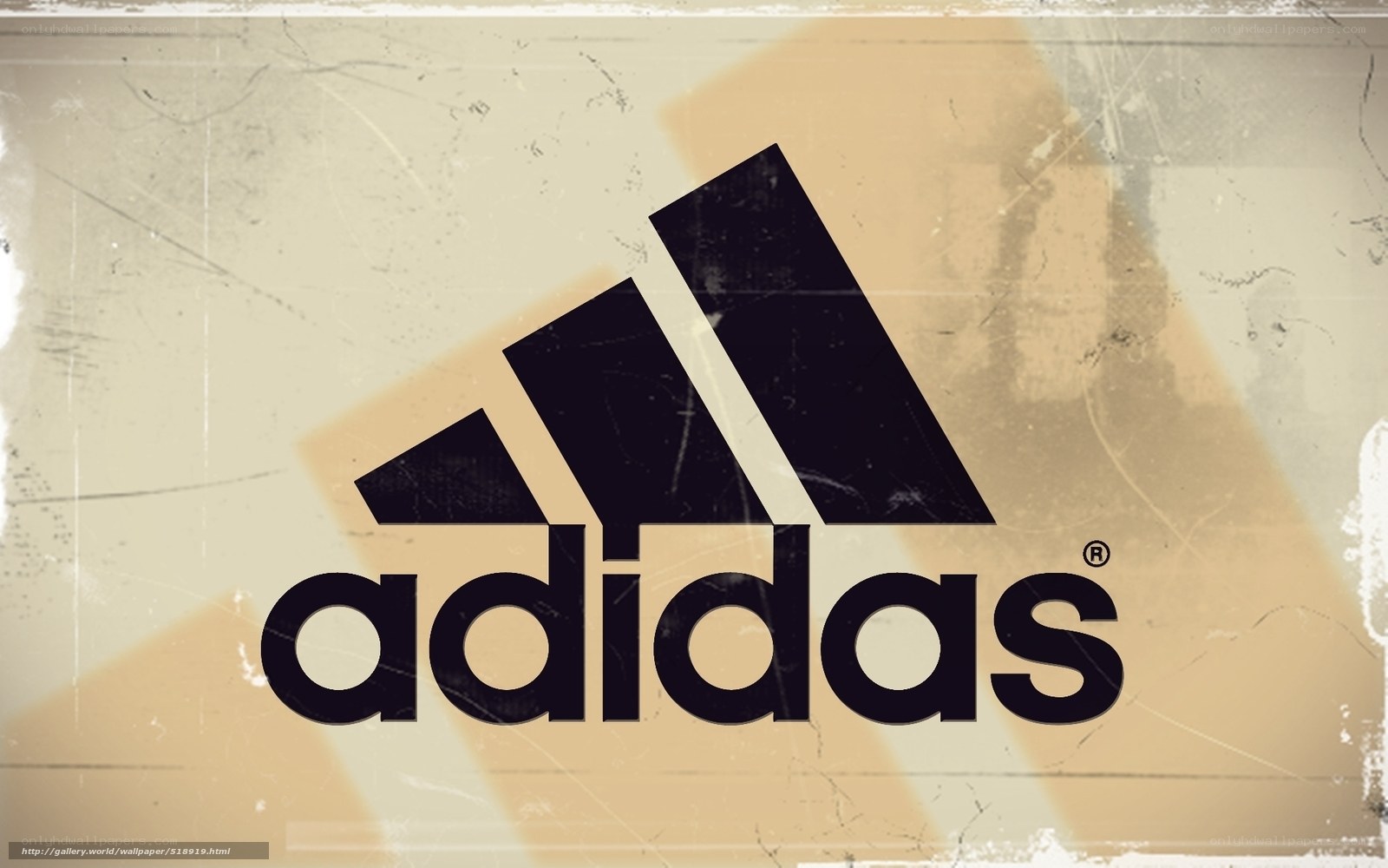 Adidas logo on textured background